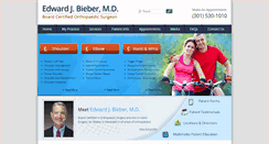 Desktop Screenshot of edwardbiebermd.com